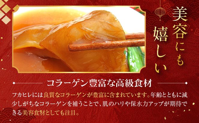 【チャイナノーヴァ】フカヒレ姿煮（１枚）×２パック［ 京都 中華料理 お惣菜 人気 おすすめ おいしい 簡単 お手軽 本格中華 シェフ 台湾出身 お取り寄せ 送料無料 ］ 261009_B-DR19