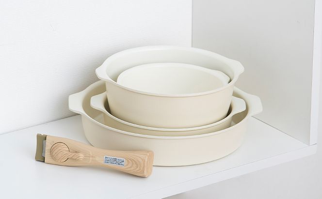 フライパン セット 12点 セット 取っ手が取れる DPAN-12S アイボリー お皿になる フライパン なべ 鍋 セット IH ガス オーブン セラミックコーティング アイリスオーヤマ キッチン用品 調理器具 新生活