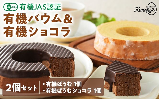 有機バウム＆有機ショコラ　2個セット　B-71