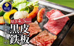 黒皮鉄板 まどか鉄板2号45