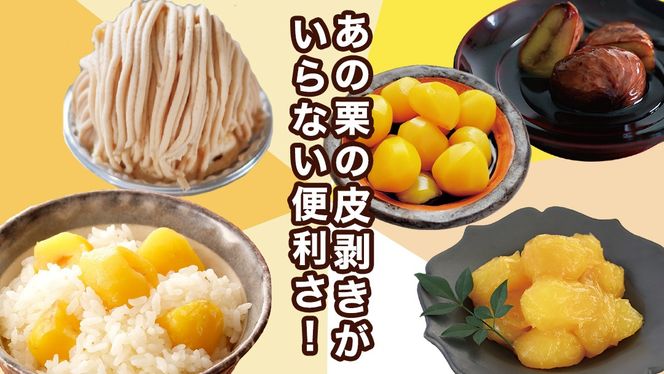 【 吉原農場 の 完熟栗 】 熟成 生むき栗 5袋 ( 120g × 5袋 ) 令和7年産 完熟 栗 くり クリ 栗ごはん 贈答 ギフト 果物 フルーツ 数量限定 旬 秋 冬 正月 おせち [CX003ci]