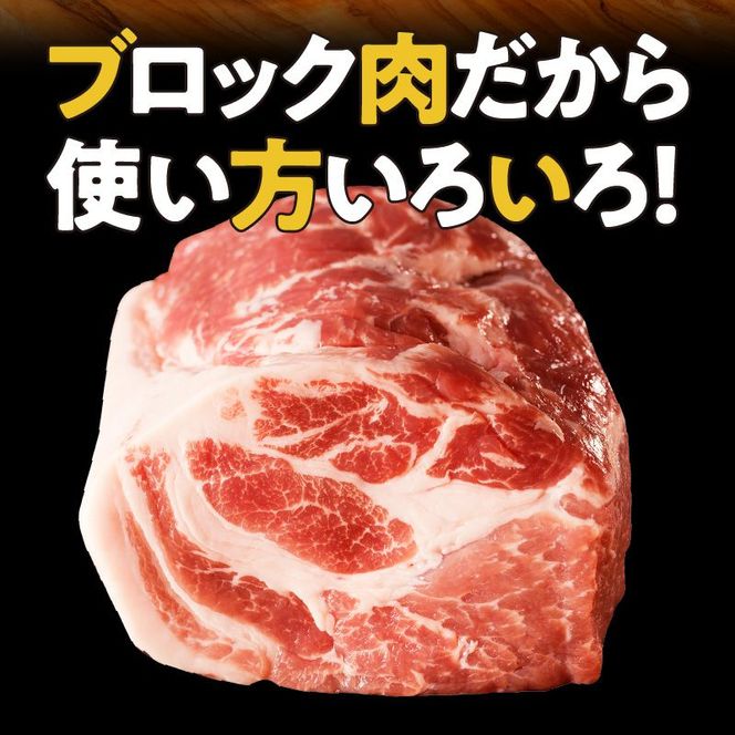 延岡よっとん 肩ロースブロック約1kg N003-YA967