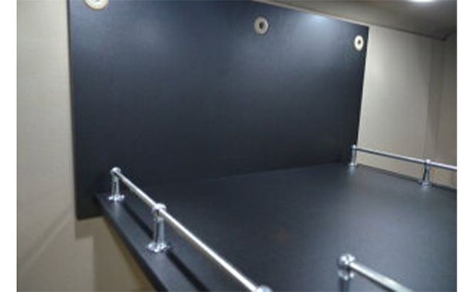 日野 17レンジャー専用（ハイルーフ/ワイドボディ用）オーバーヘッドコンソール【パイプ付】 車 部品 車両 ワイド車 ハイルーフ専用 マットブラック 