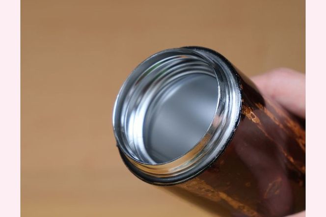 角館樺細工《樺細工 八柳》 さくらボトル 200ml 角館工芸協同組合|02_kdk-0d2001