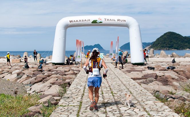 若狭路トレイルラン ミドルエントリー券 ランニング アウトドア スポーツ 若狭湾 福井県