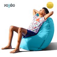 Yogibo Zoola Short Premium（ヨギボー ズーラ ショート プレミアム）＜スカイ＞-[G795-9]