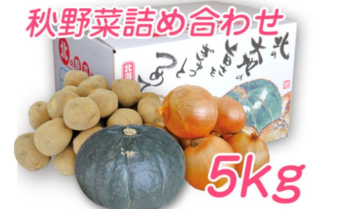 【2026年10月発送】富良野産 野菜 5kgセット じゃがいも ＆ 玉ねぎ ＆ かぼちゃ 3種 詰め合わせ