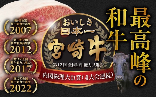 畜産農家応援! 宮崎牛サイコロステーキ2種セット500g×4パック_33-N204