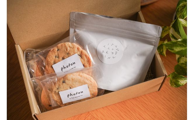 手づくりザクザクチョコチップクッキーとオリジナルブレンドコーヒー詰め合わせ グルテンフリー【photon】 142069_JG009