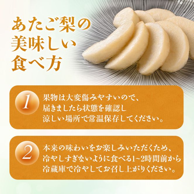 【2026年先行受付】 梨 あたご梨  秀品 約4kg(3～6玉) 岡山名産 日本一大きな梨 なし ナシ お歳暮 ギフト 御礼 プレゼント 御礼 御祝 御供 果物 くだもの フルーツ