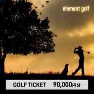 【90,000円分】 elementgolf ゴルフチケット (ゴルフクラブ作成、修理・調整、フィッティング) エレメントゴルフ × 名古屋外国語大学コラボデザインチケット ゴルフ ゴルフクラブ 愛知 日進市