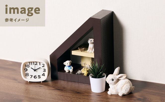 ディテール小さい（ディスプレイラック） 1個 ラック 卓上 シェルフ 木製 小物 ハンドメイド インテリア 台座 雑貨 玄関 リビング