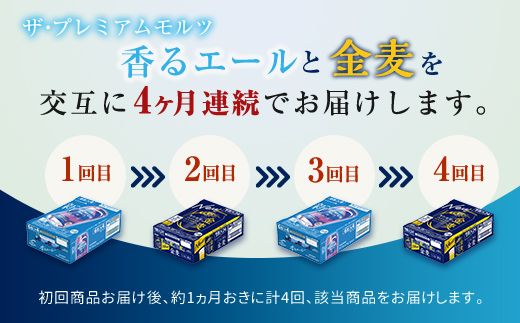 FK7-0125_【香るエール・金麦交互4回定期便】ザ・プレミアム・モルツ香るエール/金麦 各350ml×24本 熊本県 嘉島町 ビール