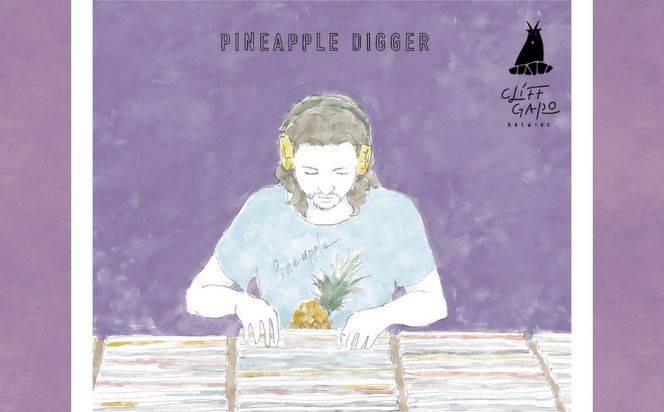 【全6回定期便】-CLIFF BEER- PINEAPPLE DIGGER  (セッションIPA) 6本入り ビール クラフトビール 350ml 飲み比べ ギフト 沖縄市 / 株式会社クリフクラフト[BCDS019]