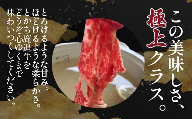 とかち鹿追牛しゃぶしゃぶ用（とかち鹿追牛Eセット） 225g×2 SKA001