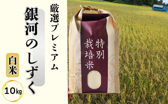 ＜令和8年産予約受付＞銀河のしずく厳選プレミアム（減農薬・減化学肥料）10kg 【1894】