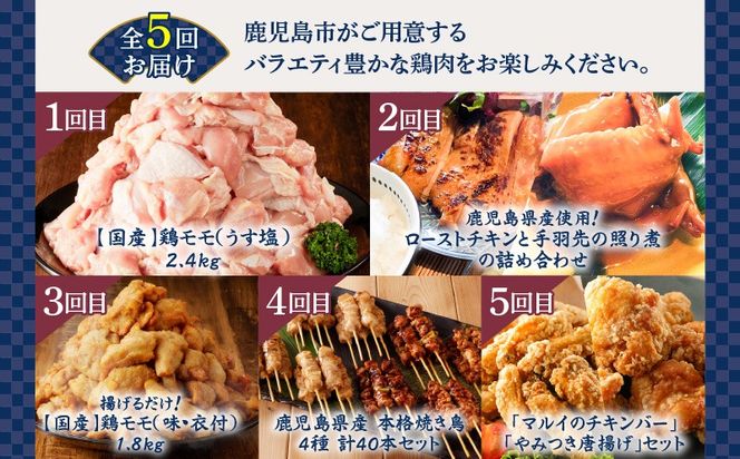 【全5回】鶏肉バラエティ定期便　K000-T2508