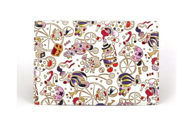 【文庫屋大関】パーソナルホルダー　ピエロ＜ソワレ＞【皮革工芸品】 民芸品 雑貨 日用品 文房具 革小物 革製品 ファイル ケース 