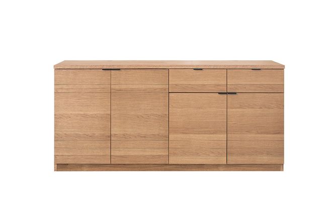 エテル 160 サイドボード NA【ナチュラル 完成品 木目 ワイド シンプル 収納 リビング】(H062328)