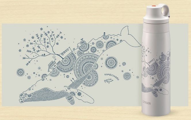 タイガー魔法瓶 真空断熱ボトル MCS-A501 WS クジラ   0.5L ステンレス製ストロー マグボトル  ステンレスボトル 真空断熱ボトル 保冷 在宅 タンブラー利用可 かめいち堂【 大阪府門真市 家電 電化製品 キッチン家電 生活家電 新生活 新生活応援 】 272230_AZ092VC02