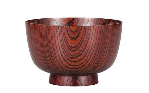 欅　切立汁椀　赤摺　4.5 山中漆器 伝統工芸 工芸品 木製 漆塗 国産 日本製 F6P-3294