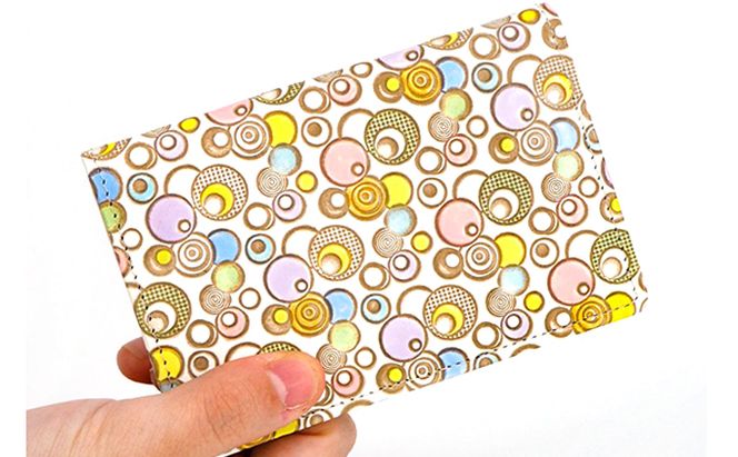 パスケース ポッピンソーダ 文庫屋大関 名刺入れ カードホルダー 名刺ケース 名刺ホルダー カード入れ 定期入れ 定期ケース 雑貨 生活雑貨 小物 革小物 革製品 本革 日用品 民芸品 工芸品 東京 東京都 墨田区