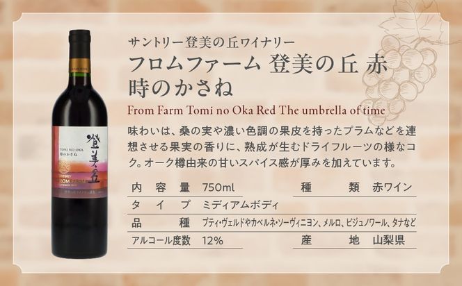 甲斐市産　赤ワイン飲み比べ　3本セット　Presents by Katerial　AD-34
