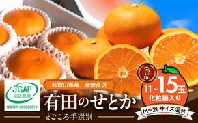 ZE6401n_【2027年先行予約】湯浅町産せとか11～15玉（M～2Lサイズ混合）化粧箱入り秀品【まごころ手選別】