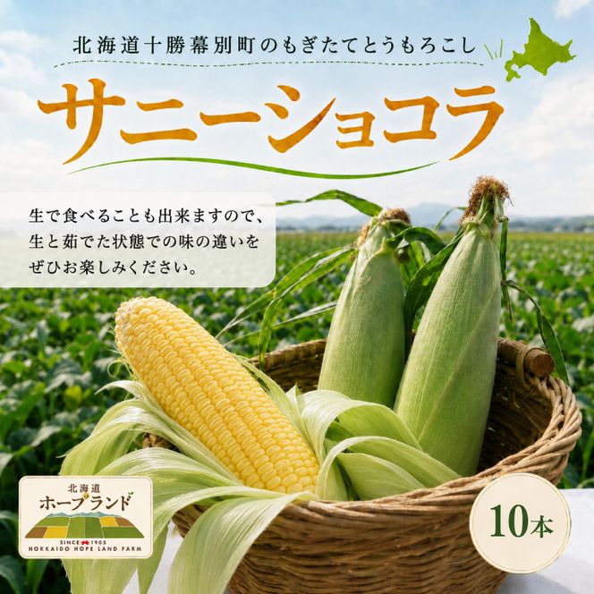 ［先行予約/2027年］もぎたてとうもろこし黄10本 [北海道ホープランド農場]【 とうきび トウモロコシ とうもろこし 野菜 夏野菜 フルーツ 北海道 十勝 幕別 】 