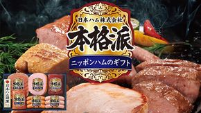 日本ハム 筑西工場 ギフトセットB 肉 にく 贈答 ギフト 詰め合わせ ハム ソーセージ ウィンナー 生ハム 焼豚 [AA081ci]