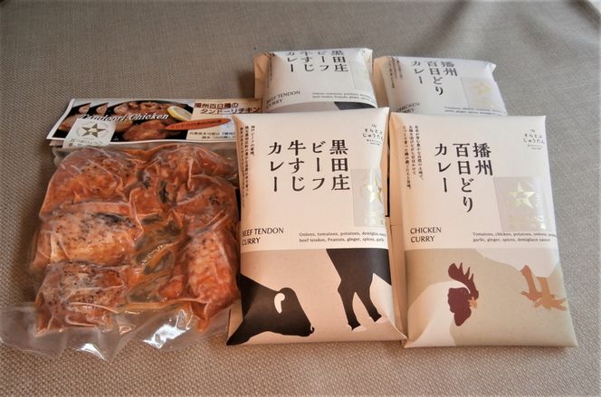 【五つ星ひょうご選定】北播磨からの贈り物セット（カレー＆タンドリーチキン） 14-40