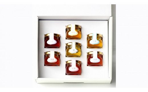 【 数量限定 】田舎はちみつ 7種 ぷちギフト セット [ 結蜜 Musubi-S7 25g ]（茨城県共通返礼品：五霞町） 季節で移ろう 生ハチミツ 蜂蜜 非加熱 茨城県産 国産 天然 純粋 贈答用 [EG005us]