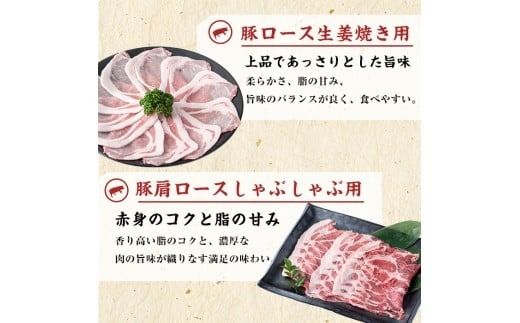 【定期便 全3回】【数量限定】小分け・真空パック!九州産豚肉4種セット(計6.75kg・2.25kg×3回) t0039-004-01