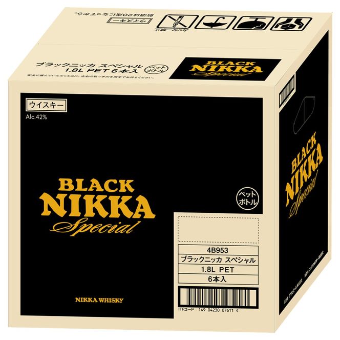 ニッカ ブラックニッカ　スペシャル 1800ml　6本ケース