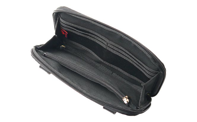 豊岡鞄 AD2504 井原デニム ウォレットポーチ ネイビー / デニム ショルダーポーチ ウエストポーチ スマホ収納 財布機能 サイフ ポケット カード入れ シンプル デザイン メンズ レディース バッグ カバン かばん 鞄 ALBAPIE アルバピエ 足立