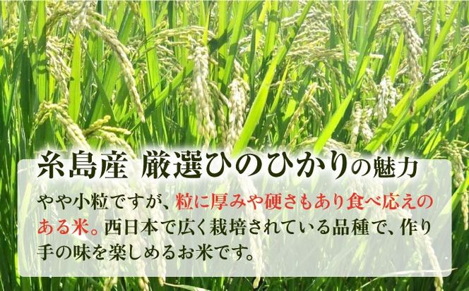 【全6回定期便】いとし米　厳選ひのひかり　2kg(糸島産)糸島市/三島商店[AIM069]