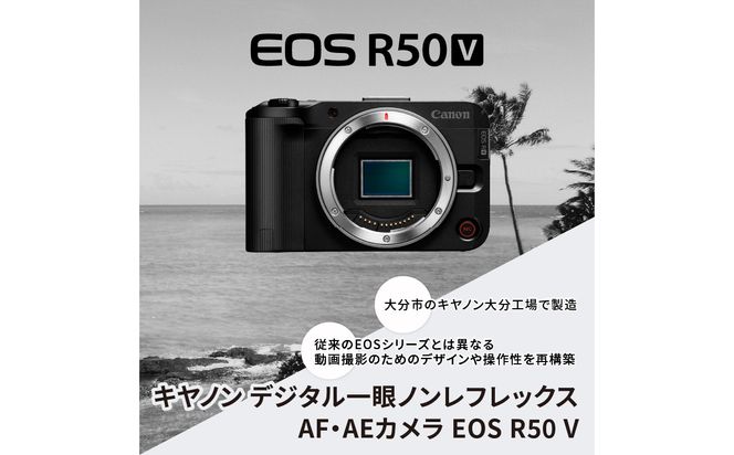 【R16004】キヤノン デジタル一眼ノンレフレックス AF・AEカメラ EOS R50 V・RF-S14-30 IS STM PZレンズキット