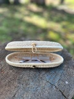 migiwa 柳で編んだメガネケースkinari / 伝統工芸品 行李編み メガネケース メガネ入れ 眼鏡 めがね 天然素材 高級 おしゃれ 和テイスト 大人 手作り ハンドメイド 日本製