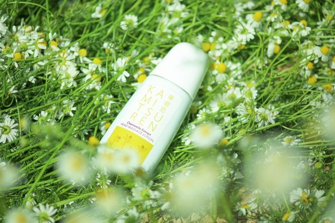 華密恋 ヘッドマッサージローション 1本 130mL [カミツレ研究所 長野県 池田町 48110788] カミツレン カミツレ