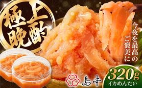 【博多辛子明太子の島本】イカめんたい160ｇ×2個《築上町》【株式会社島本食品】[ABCR044]