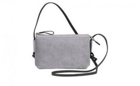 豊岡鞄　TUTUMU スエード Osanpo Wallet（S3101）ミックスグレー