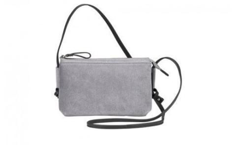豊岡鞄　TUTUMU スエード Osanpo Wallet（S3101）ミックスグレー