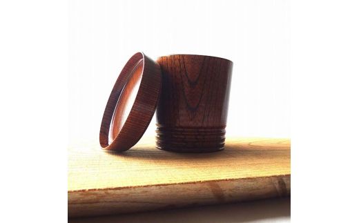 欅 小皿になる蓋つきグラス 化粧箱入り 天然木 蓋付き グラス コップ カップ タンブラー 小皿 皿 漆器 父の日  敬老の日 ギフト 伝統工芸 工芸品 国産 日本製 復興 震災 コロナ 能登半島地震復興支援 北陸新幹線 F6P-1033