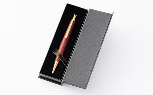 【カリンコブ】木製ハンドメイドボールペン ノック式