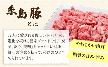 【全3回定期便】毎日のメインのおかずを彩る精肉セット 2,090g 5～6人前 4種《糸島》【糸島ミートデリ工房】 [ACA205]