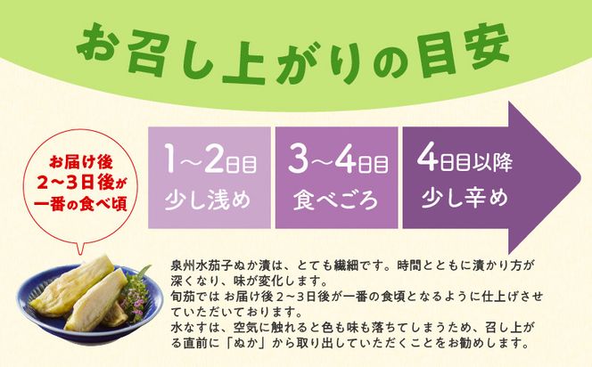 005A058 【先行予約】特選 無添加 水なす漬け 徳用水ナス セット【食べ比べ 新鮮 野菜 泉佐野産 茄子 やさい TONOファーム 高評価 数量限定】