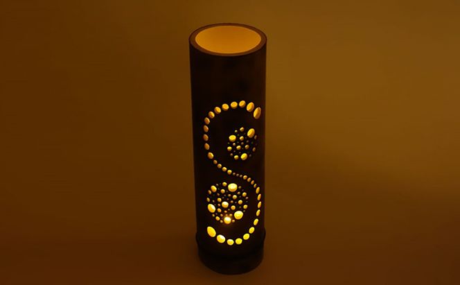 竹灯籠（波丸） 民芸品 工芸品 雑貨 日用品 