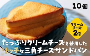 D323 三角チーズサンドパンプレミアム１０個入