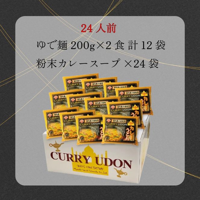 丸亀のカレーうどん 24人前 スープ付 本場の製麺所が本気で作った 宮武讃岐製麺所 個包装 常温 常温保存 日持ち 備蓄 カレーうどん 讃岐うどん カレー うどん さぬきうどん ゆで麺 ゆでうどん ゆで 麺 麺類 さぬき 讃岐 老舗 ふるさと納税うどん ふるさと納税カレー 本場 丸亀 香川