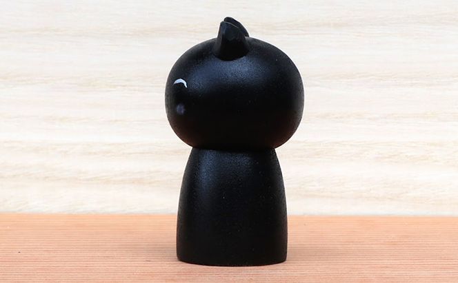 【うらにわあとりえ】にゃんこけし 1体 ねこ 猫 ネコ オリジナル 工芸品 手づくり 新感覚 アート 観光物産品 置き物 インテリア 